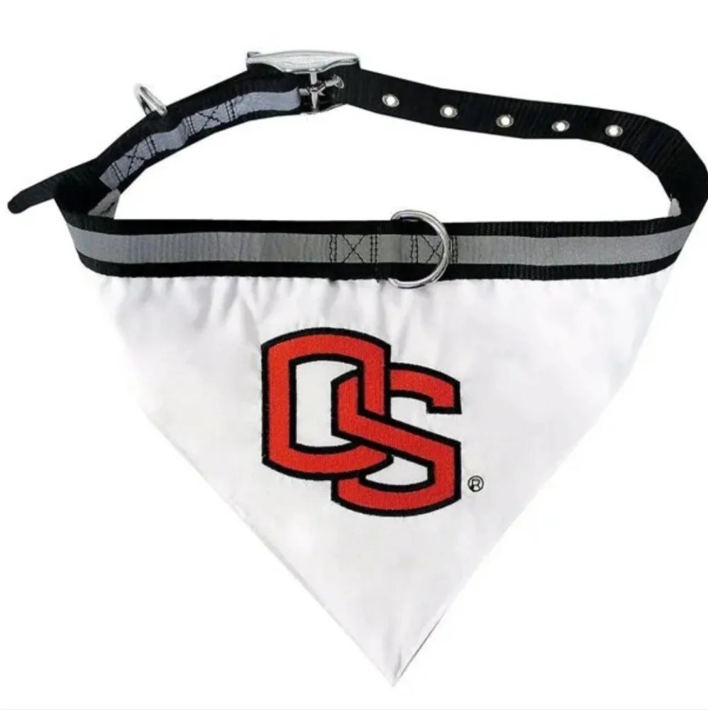 Oregon State Beavers Dog Collar Bandana Small Orange White